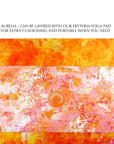 Aurelia Orange Travel Yoga Mat