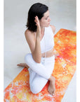Aurelia Orange Travel Yoga Mat