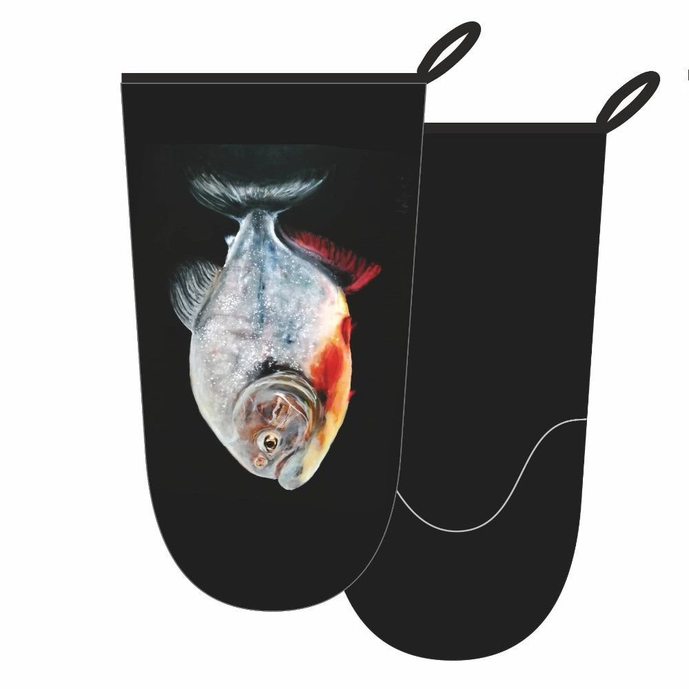 Katrin Valgemäe Artistic Oven Glove – Pop Art & Classical Blend by Katrin Valgemäe at brixbailey.com