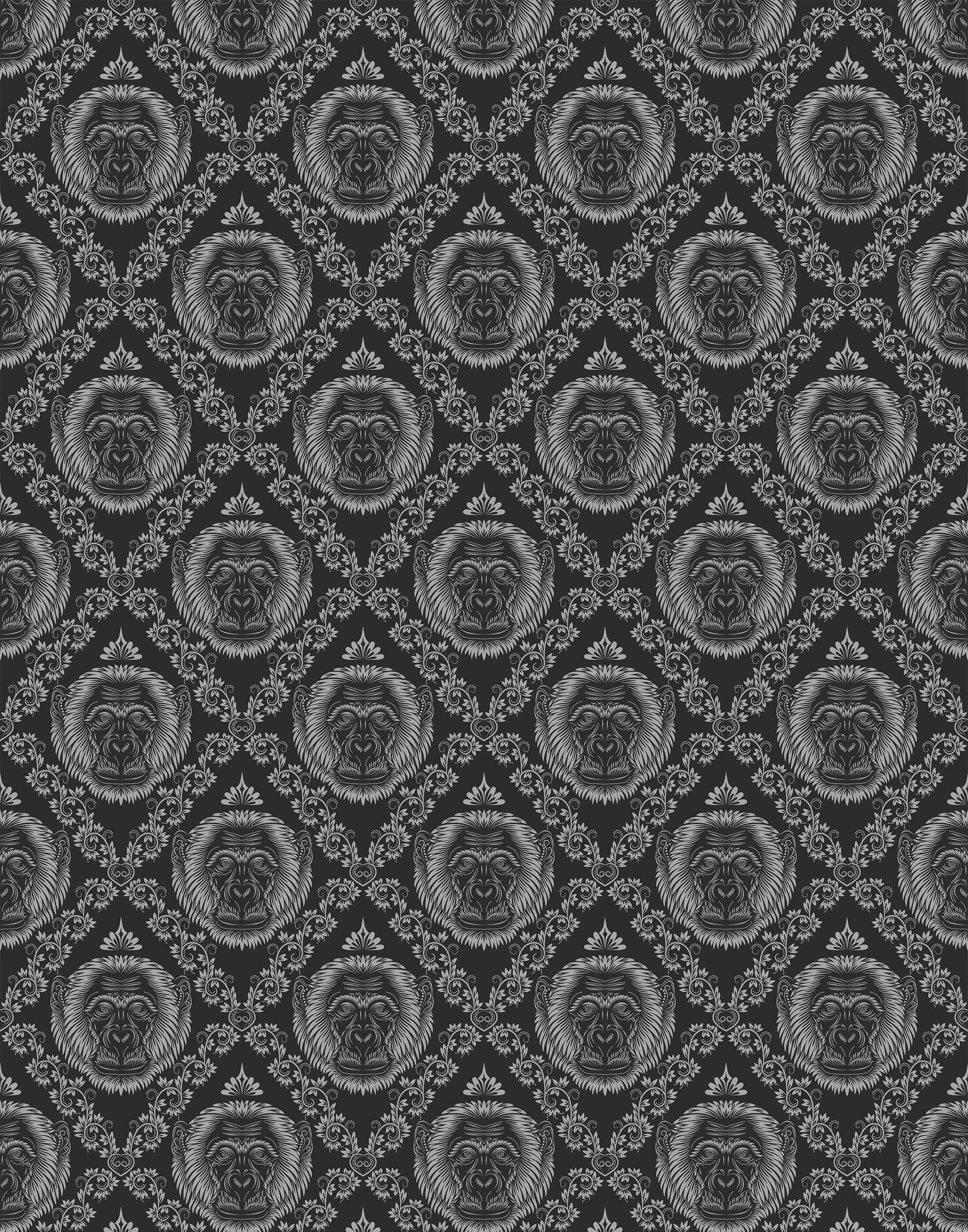 Baroque Monkey Wallpaper