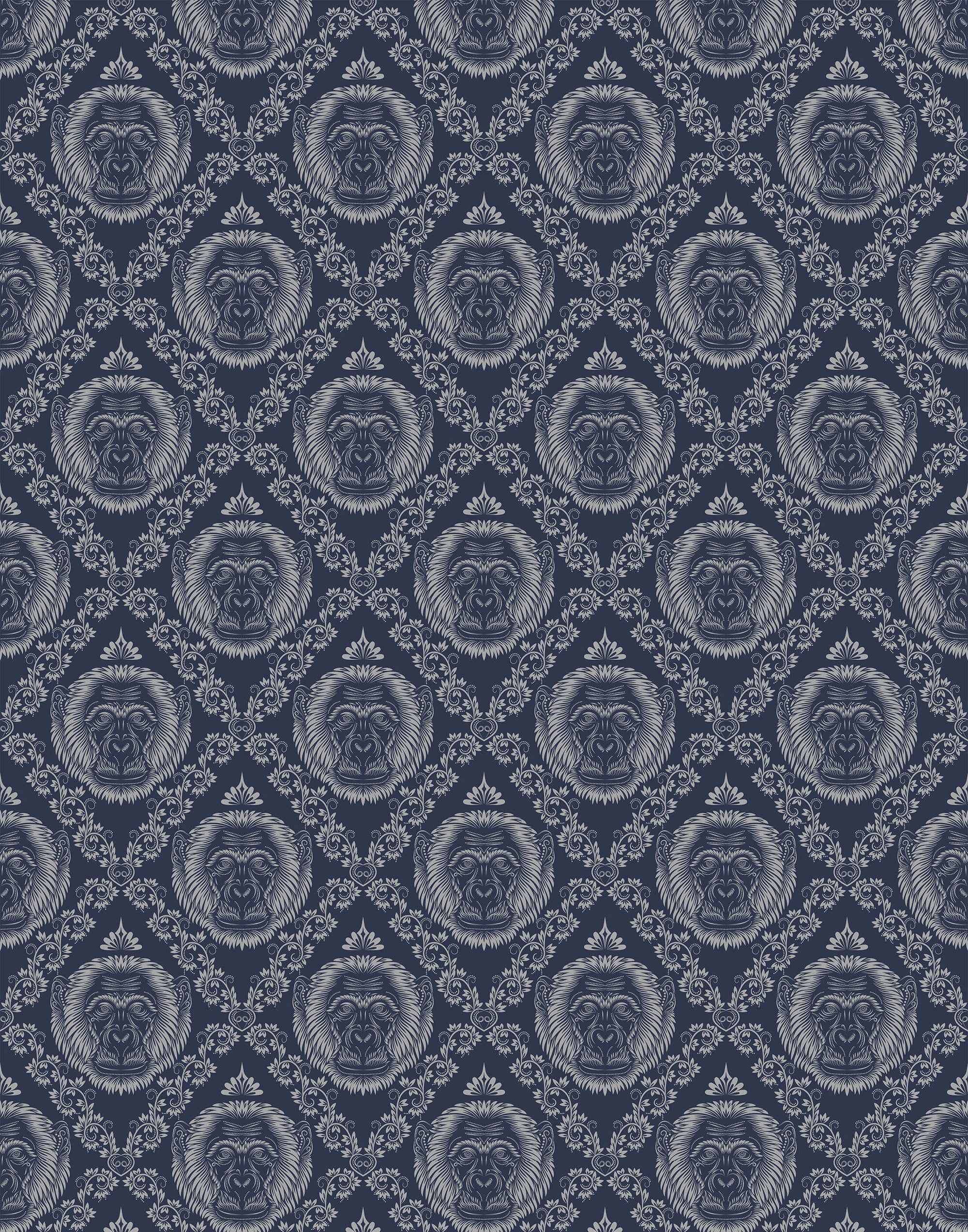 Baroque Monkey Wallpaper