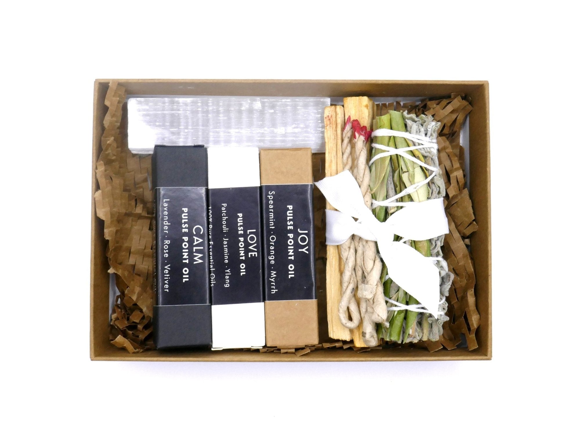 Aromatherapy, Crystal and Sage Gift Set by Kati Kaia