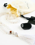 Selene Moonstone Crystal Mala Necklace