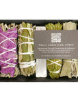 Dried Flower Sage, Selenite and Cedar Kit