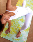 Nephele Artistry Lime Gallery Yoga Mat