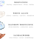 Selene Mala Moonstone Jewellery Set