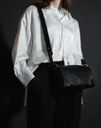 Versatile Leather Fanny and Shoulder Bag