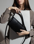 Versatile Leather Fanny and Shoulder Bag