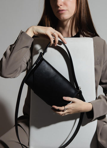 Versatile Leather Fanny/Shoulder Bag - Handcrafted & Eco-Friendly