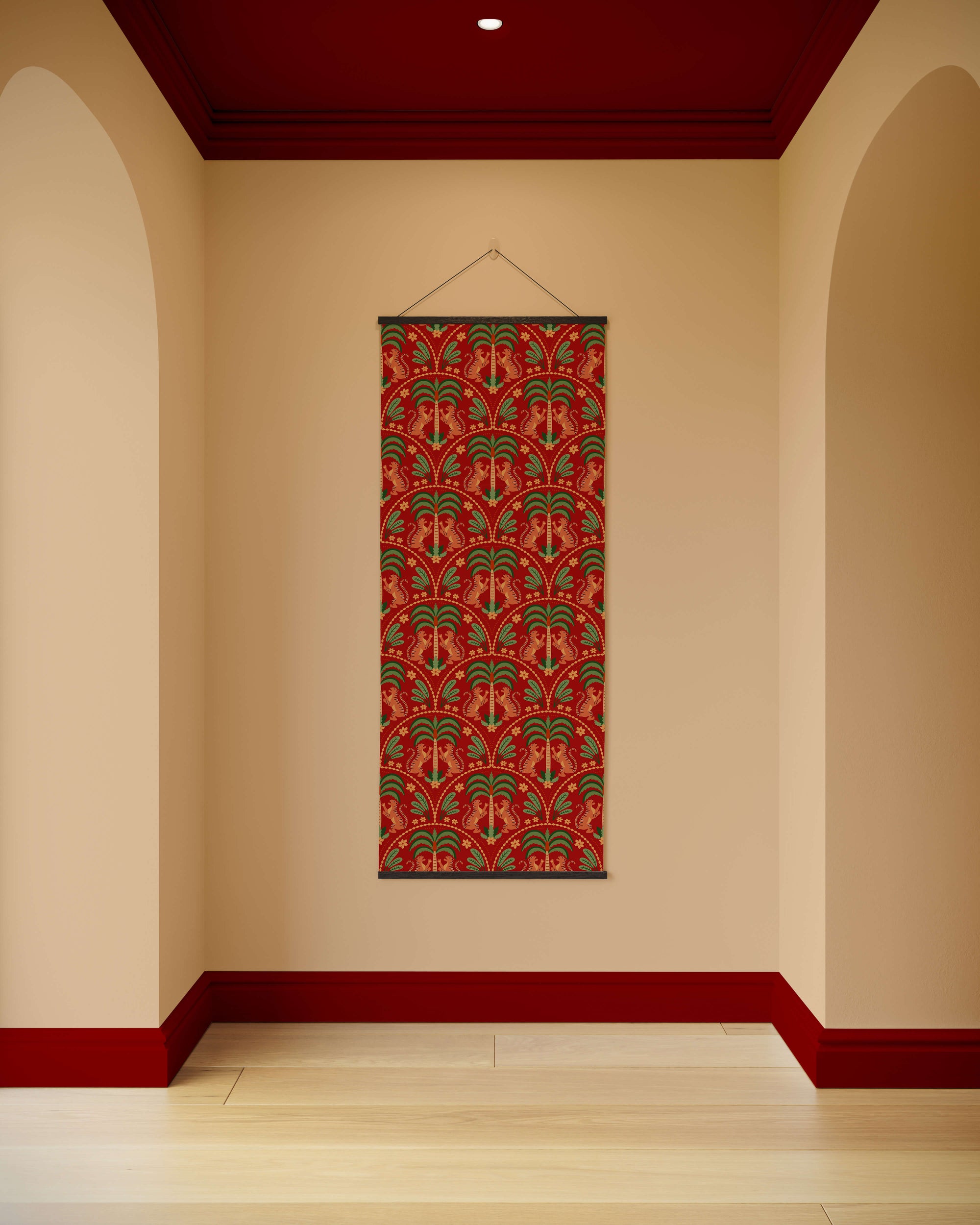 Graphic Tiger Tapestry