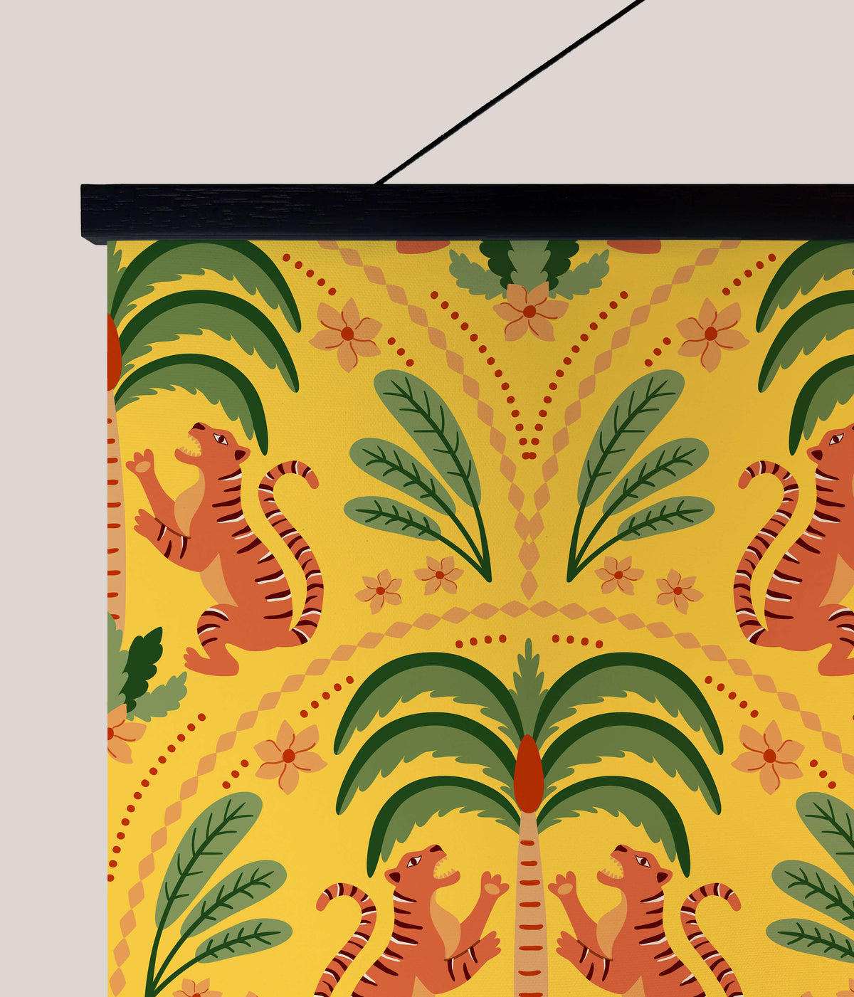 Graphic Tiger Tapestry