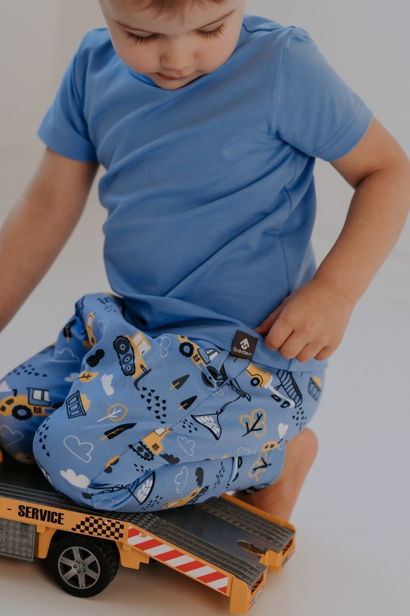 Kids Relaxed Fit Cotton Trousers