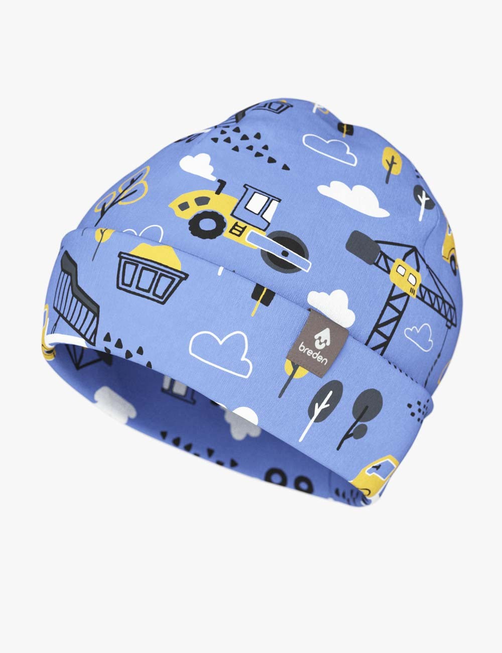 Kids Hat-Beanie For Autumn And Spring KLAUS - Construction