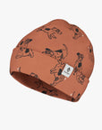 Kids Copper Dog Print Beanie Hat