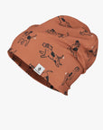 Kids Copper Dog Print Beanie Hat