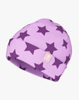 Kids Cotton Beanie Hat with Stars Print