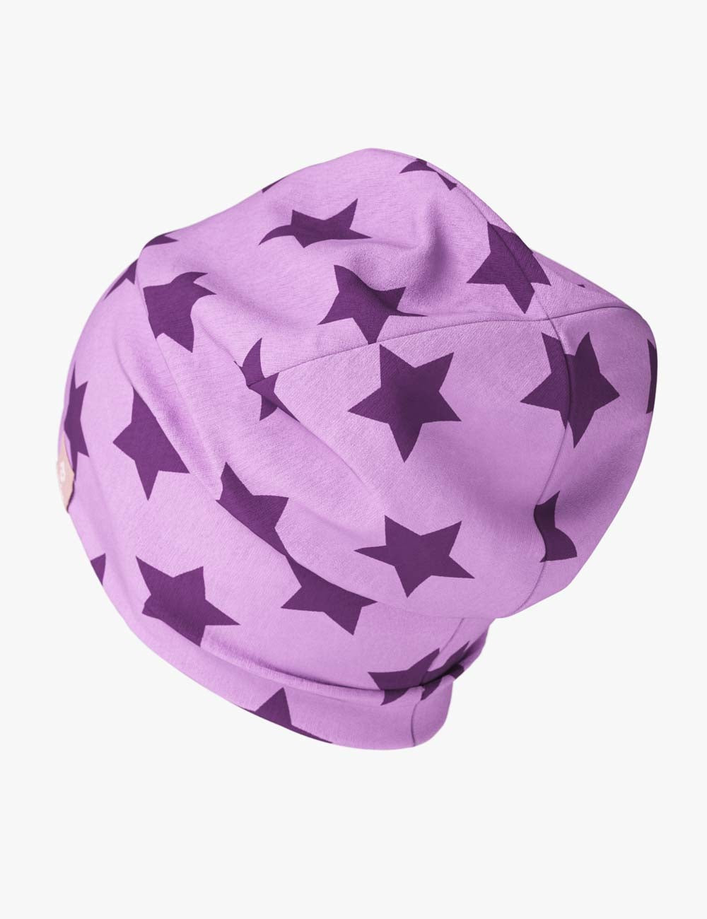 Kids Cotton Beanie Hat with Stars Print