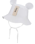 Kids Hat with Ears - White