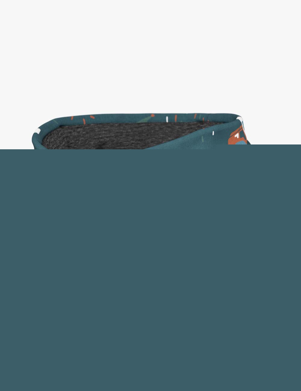 Cozy Kids Merino Neck Tube with Tractor Print