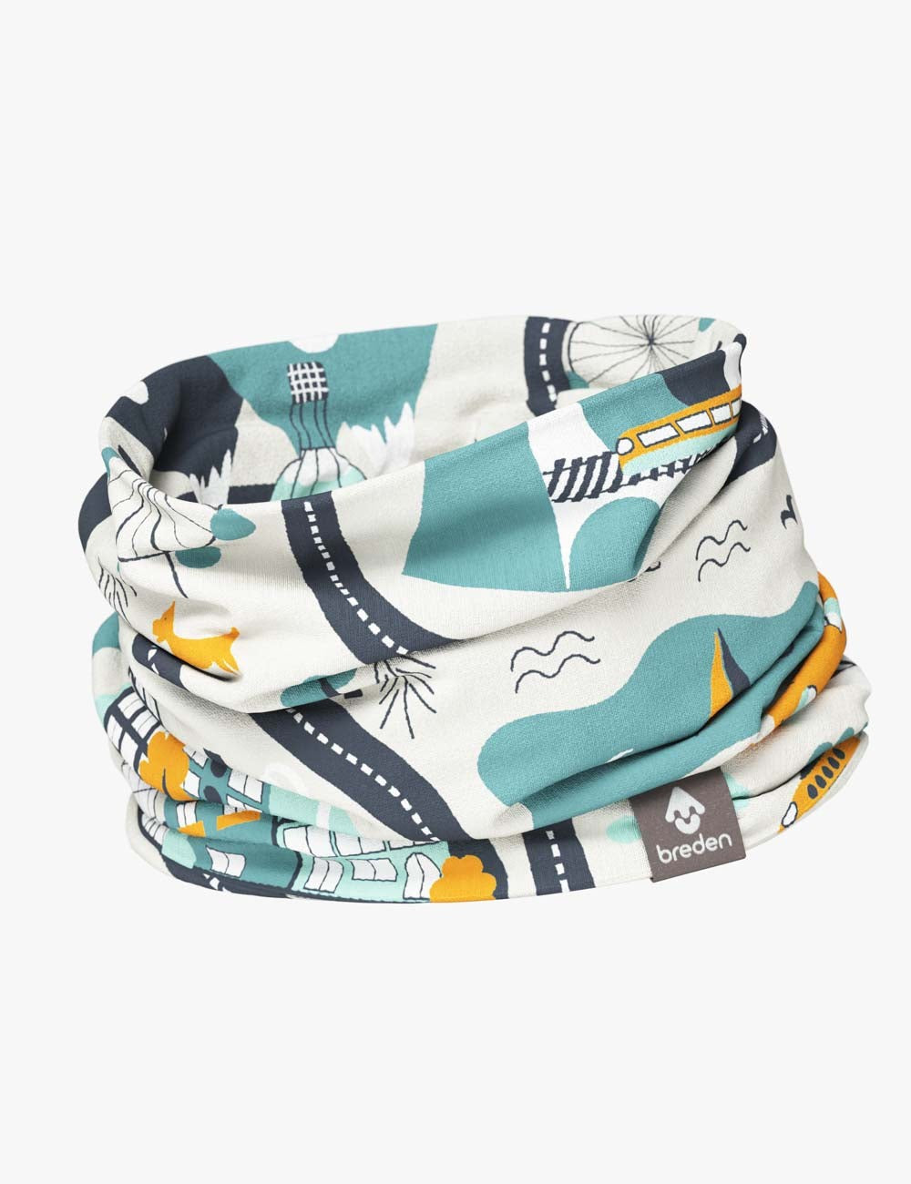 Double Cotton Tube-Scarf TOBIAS - Easy to Wear & Perfect for Midseason Comfort by Breden at www.brixbailey.com