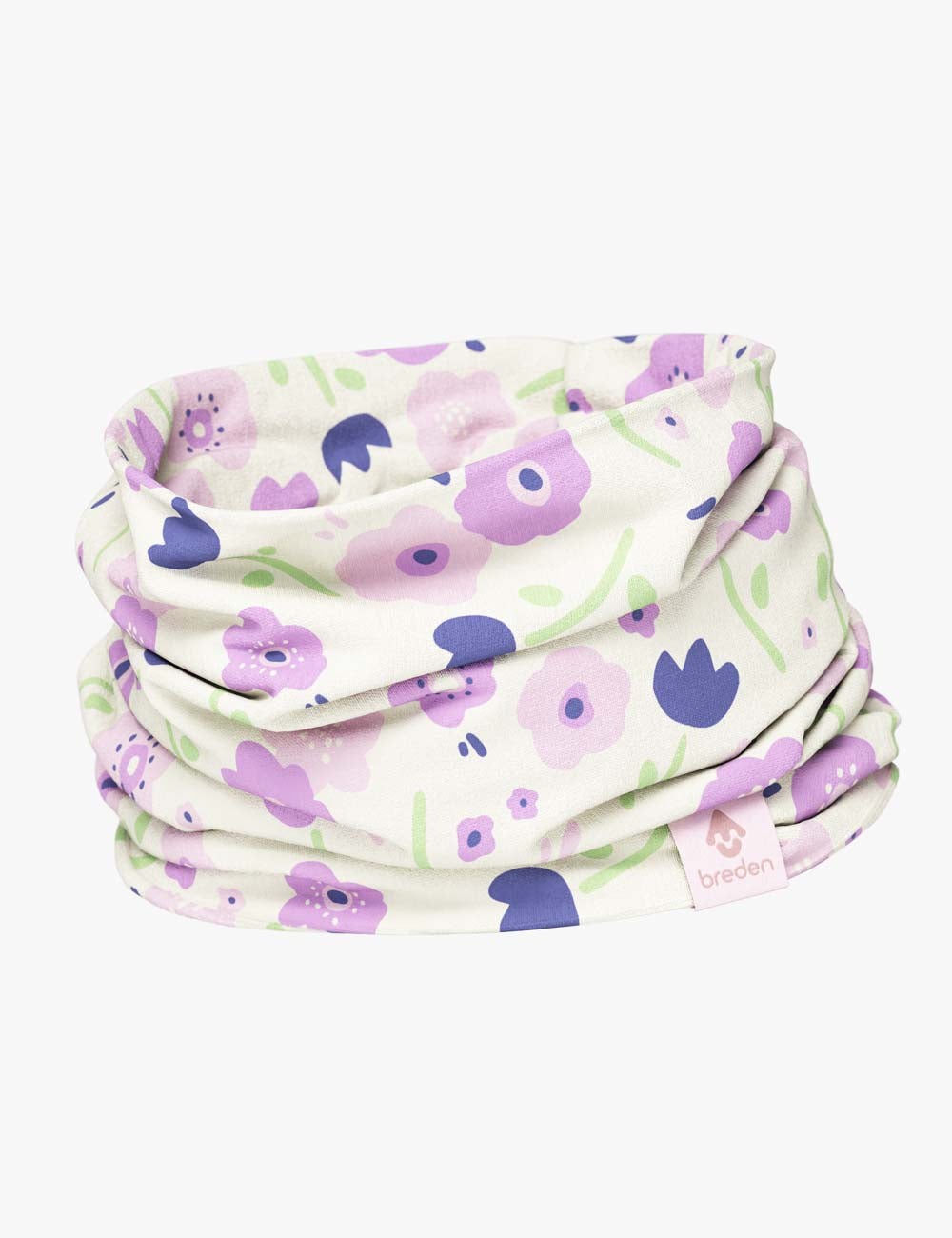 Kids Neck Tube with Spring Summer Floral Print