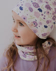 Kids Neck Tube with Spring Summer Floral Print