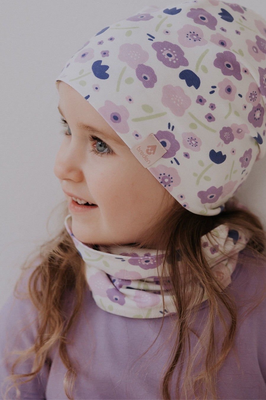 Kids Neck Tube for Autumn & Spring - TOBIAS Summer Flowers