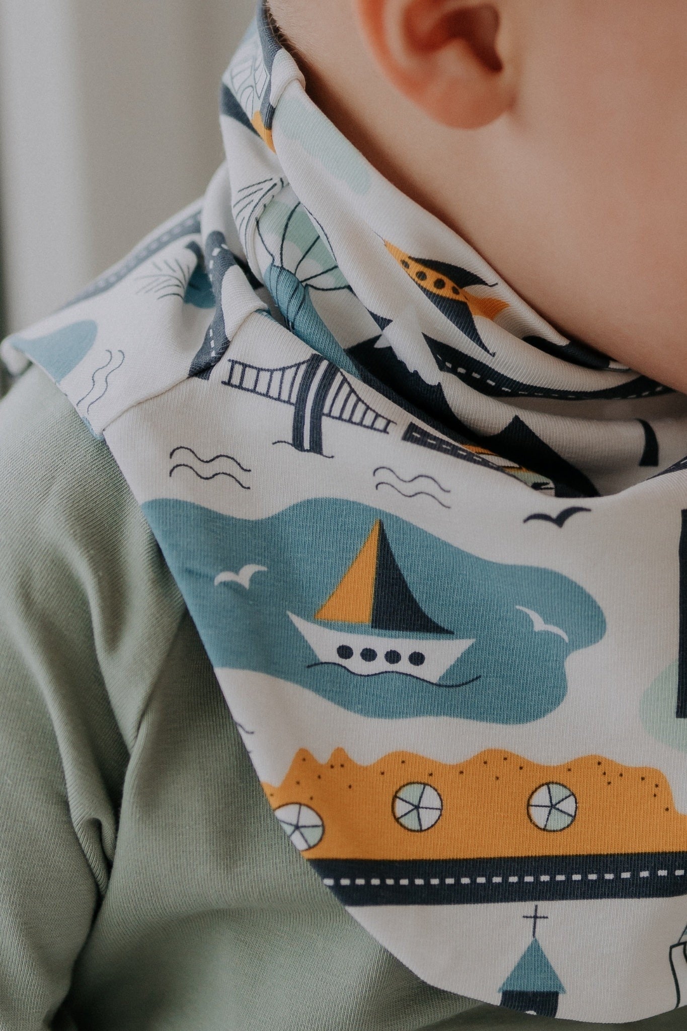 Kids Cotton Neck Warmer for City Adventures