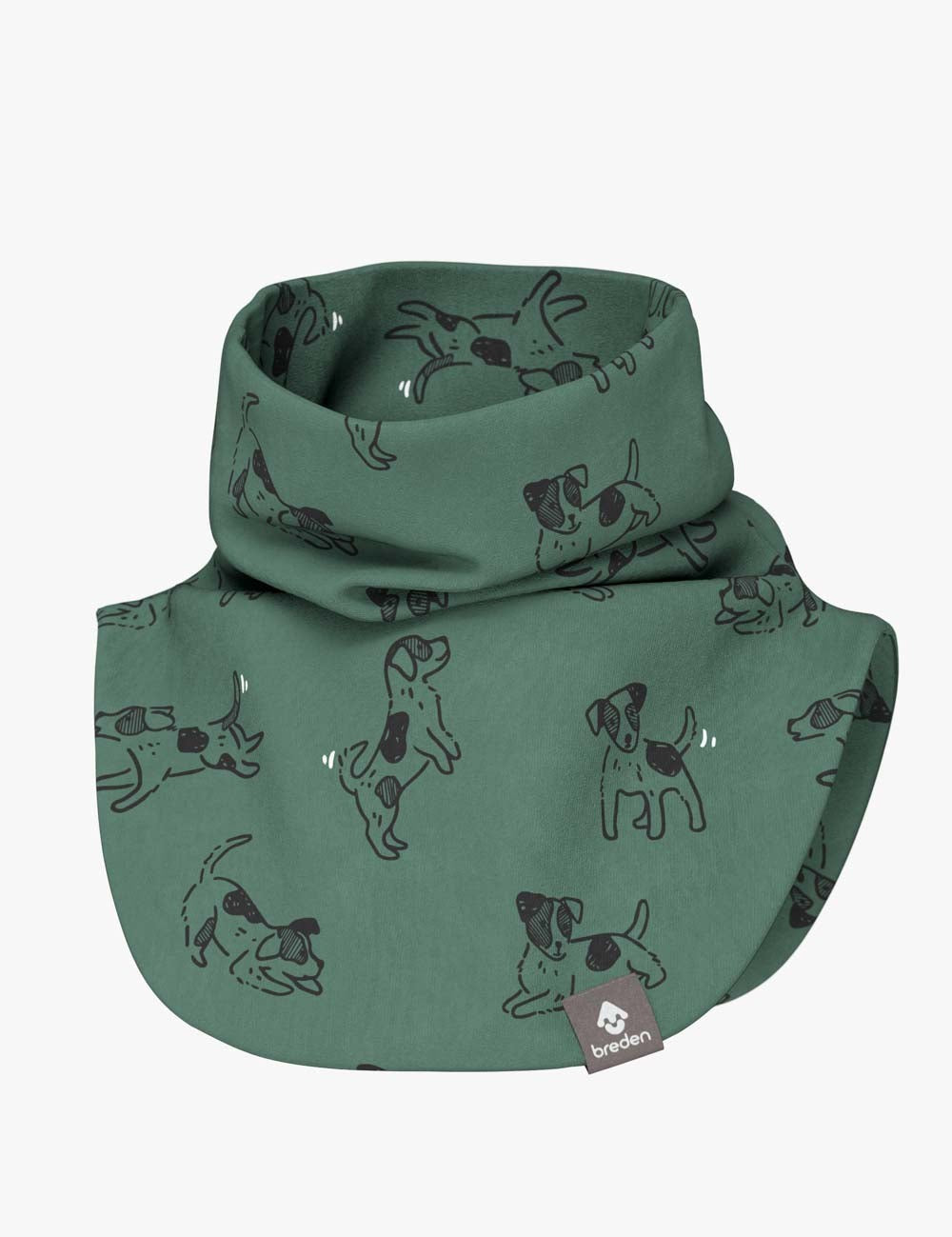 Green Dogs Kids Neck Warmer for Cool Days