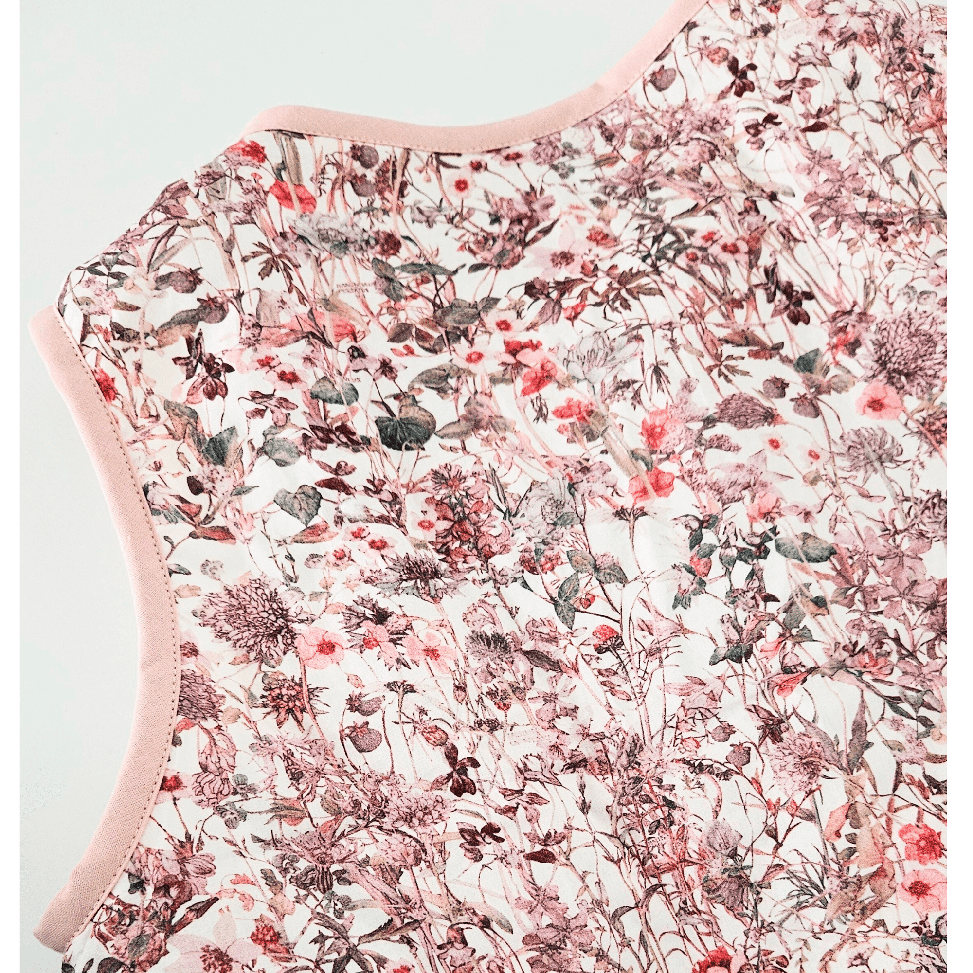Kids Stylish Vest Pink Rosablomst