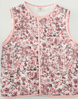 Kids Stylish Vest Pink Rosablomst