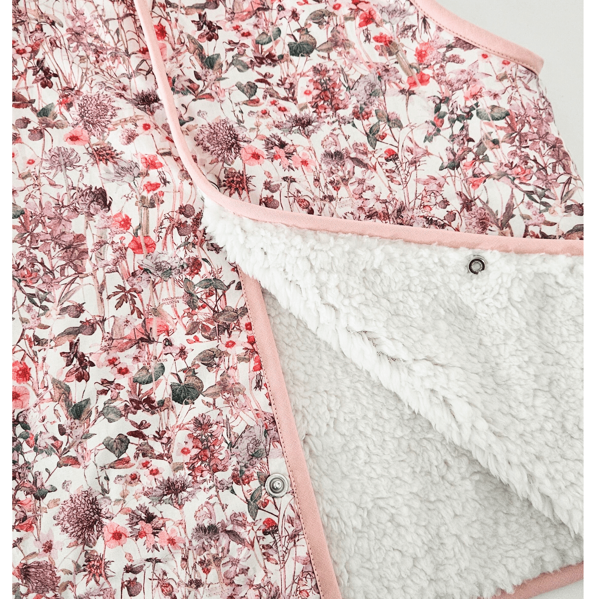 Kids Stylish Vest Pink Rosablomst