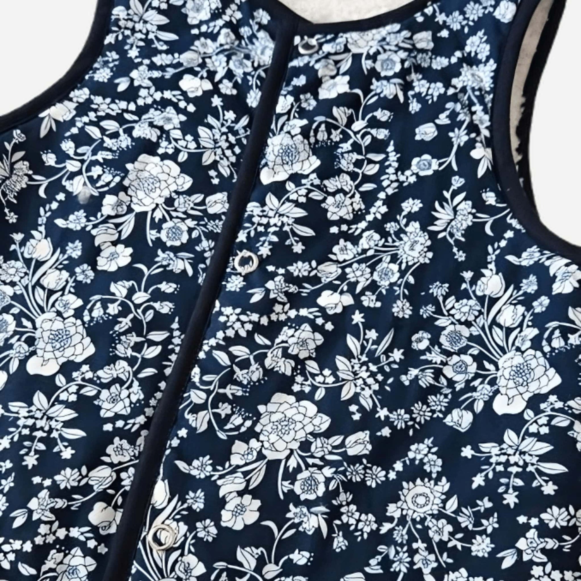 Kids Stylish Vest - Blue Himmelblomst