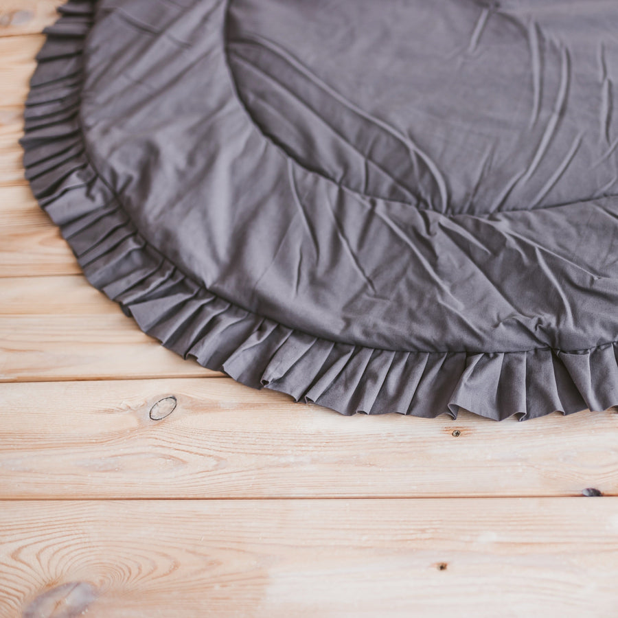 MINICAMP Grey Kids Playmat - Soft, Hypoallergenic & Handcrafted for Playtime by Minicamp at brixbailey.com