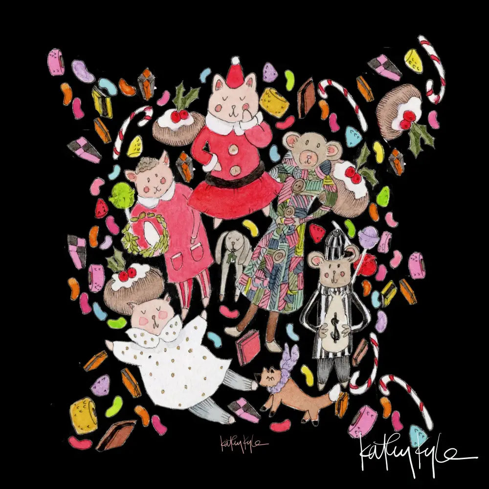 Kidture: Christmas Sweet Dreams Silk Scarf