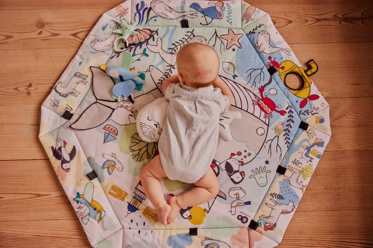 SMARTPLAY SEA Play Mat – Underwater Adventure &amp; Sensory Gym by Kinderkraft at www.brixbailey.com
