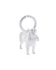 King Charles Spaniel Silver Dog Charm