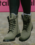 Olive Winter Boot for Cold Weather Comfort