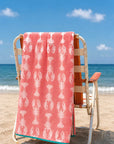 Lobsters Organic Cotton Towels (Pink)