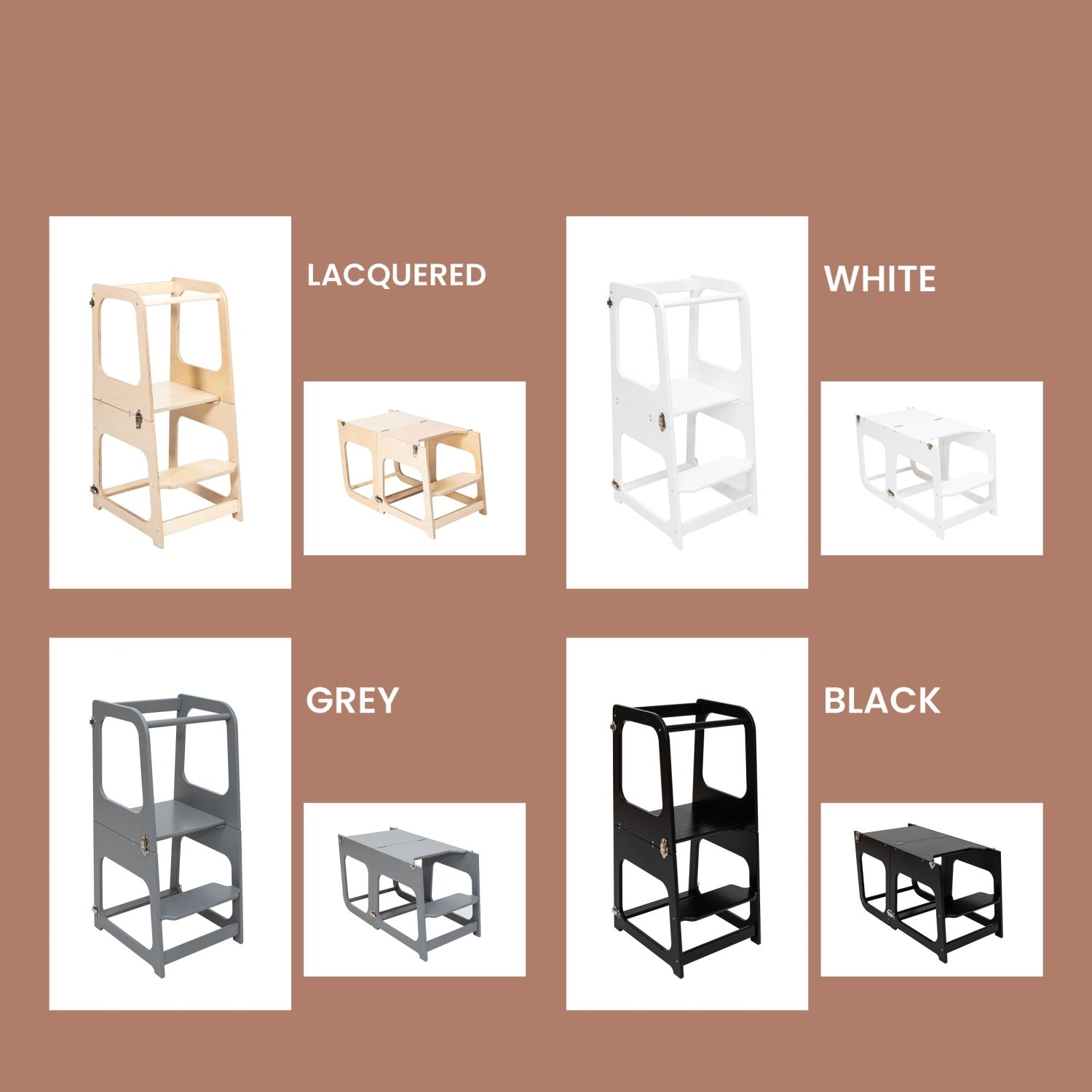 Convertible Kitchen Tower Table and Chair