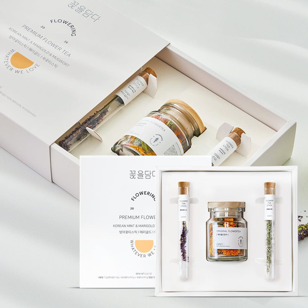 1 Original Flower Tea &amp; 2 Flower Tea Stick Gift Set