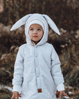 Winter Jumpsuit with Teddy Lining for Babies and Kids - Rabbit