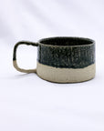 Bluverde Grande Handmade Milled Stoneware Big Ceramic Mug