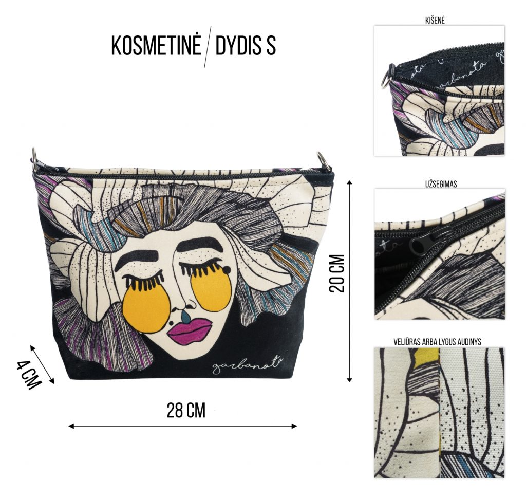 Garbanota Handmade Makeup Bags – Unique Artistic &amp; Versatile by Garbanota at www.brixbailey.com