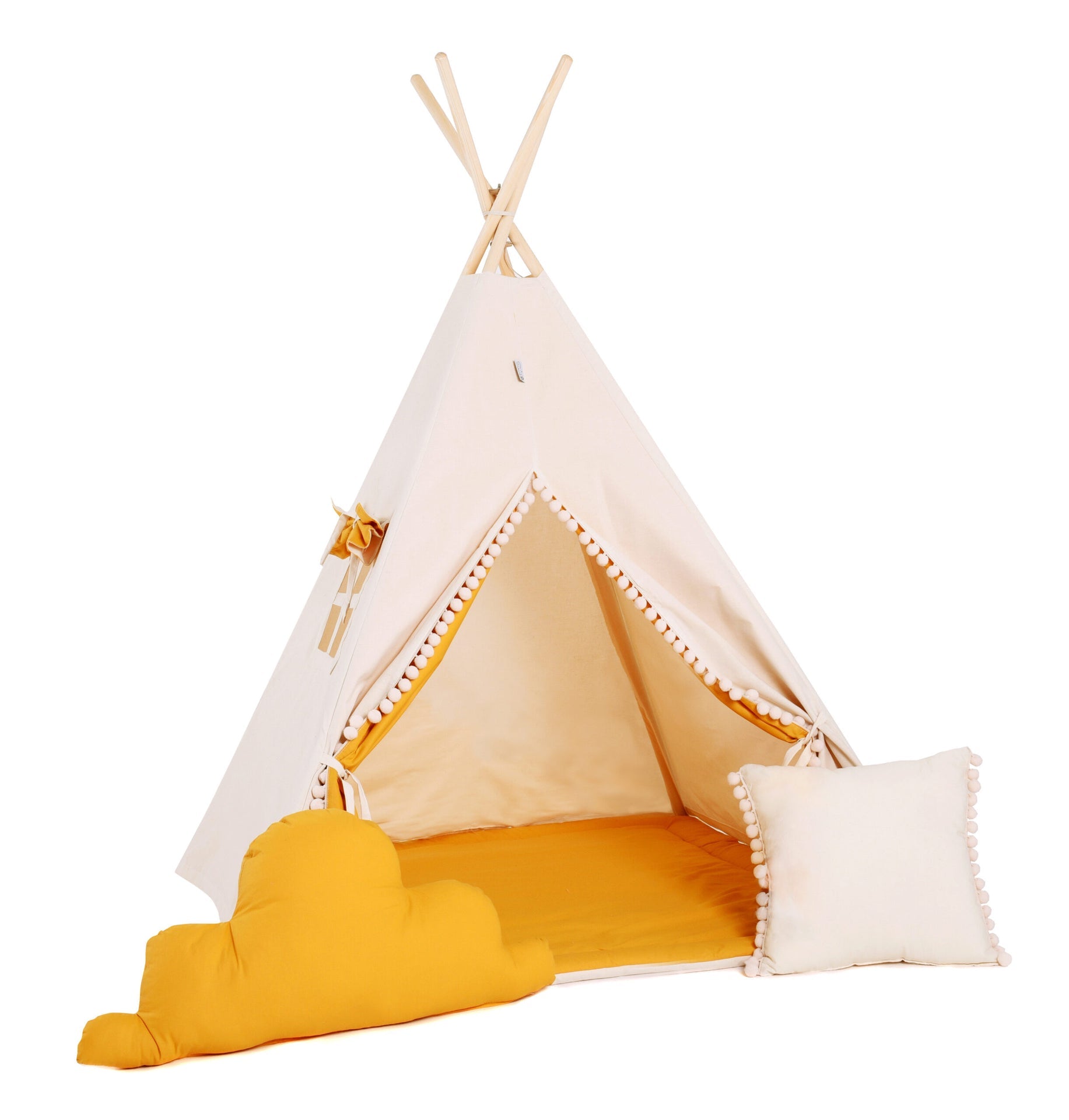 Enchanting Tipi Tent Set for Kids – Cozy &amp; Imaginative Play Space by Sówka at brixbailey.com