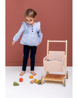 Wooden Shopping Trolley Toy – Eco-Friendly & Child-Safe by Trixie Baby at brixbailey.com