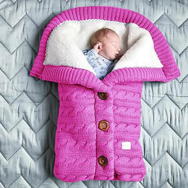 Baby Winter Warm Sleeping Bags - Cozy & Soft Knit for Infants & Toddlers by Baby Lamby at brixbailey.com
