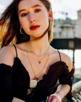 Medusa Reversible Gold Necklace