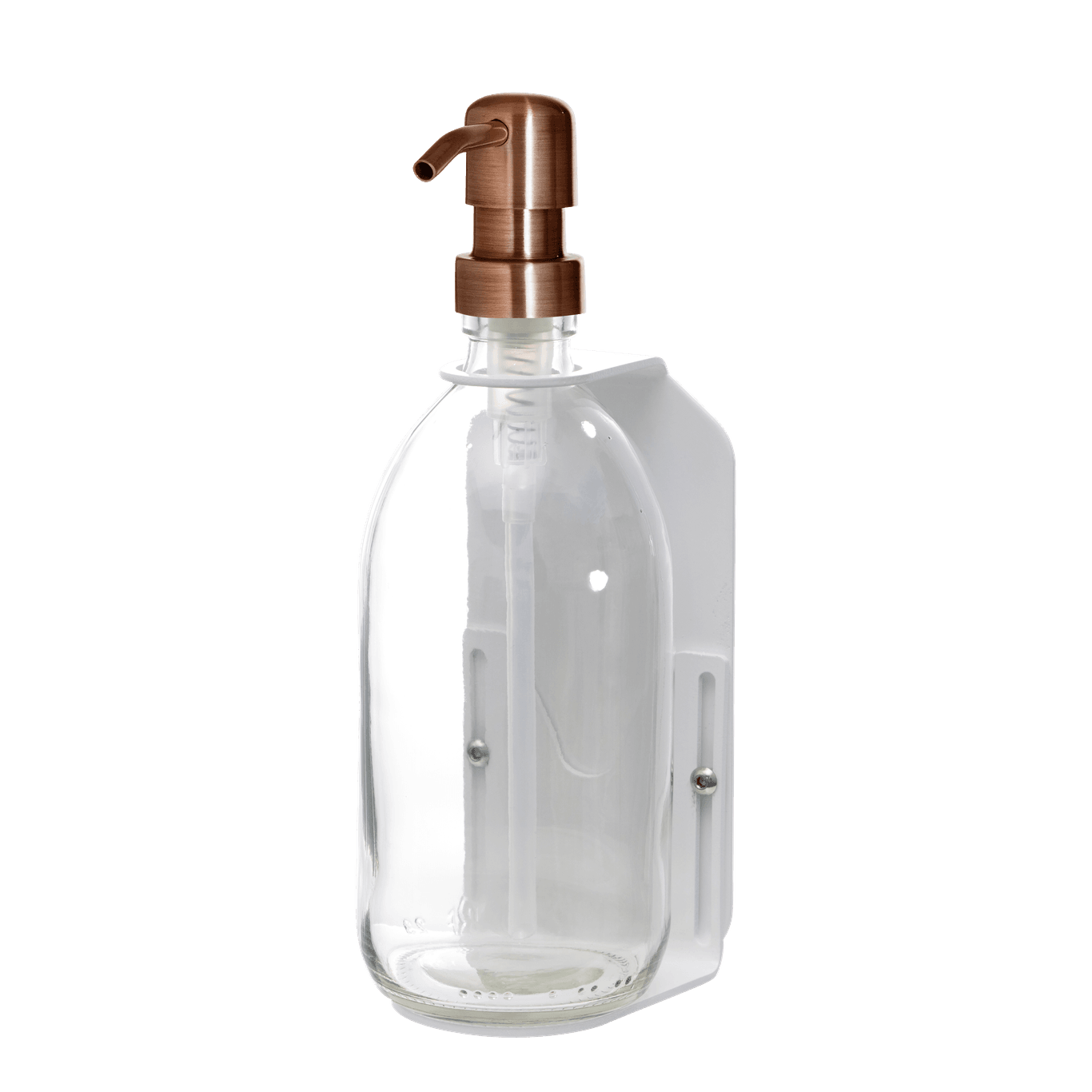 White Single  Wall Mounted Soap Dispenser-7
