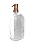 White Single  Wall Mounted Soap Dispenser